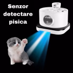 Dispenser Apa Automat, Wireless, AMYMAT Tip Fantana Pentru Pisici Si Caini, senzor de miscare, Filtrare Prin Carbune Activ, baterie 5200mAh Silentios, 2.8 L, 2 Moduri De Flux, Negru (copie) - imagine 3