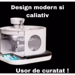 Dispenser Apa Automat, Wireless, AMYMAT Tip Fantana Pentru Pisici Si Caini, senzor de miscare, Filtrare Prin Carbune Activ, baterie 5200mAh Silentios, 2.8 L, 2 Moduri De Flux, Negru (copie) - imagine 4