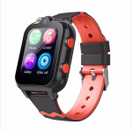 Ceas smartwatch GPS copii cu localizare si telefon, D35 AMYMAT Display touchscreen 1.69 inch, 4G LTE, Slot cartela SIM, Camera HD dubla, Wi-Fi, Rezistent la apa IP67, Apel video, Bluetooth, Buton SOS, Monitorizare spion, Baterie 1000 mAh, Culoare Negru