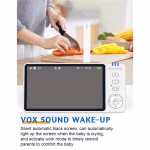 Baby monitor digital, AMYMAT Camera Audio-Video Wireless Pentru Supraveghere Bebe, Ecran HD 5" Inch LCD, VOX, Mod Nocturn, BiDirectional, Monitorizare Temperatura, Cantece de Leagan 501 - imagine 3