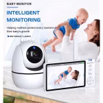 Baby monitor digital, AMYMAT Camera Audio-Video Wireless Pentru Supraveghere Bebe, Ecran HD 5" Inch LCD, VOX, Mod Nocturn, BiDirectional, Monitorizare Temperatura, Cantece de Leagan 501 - imagine 2