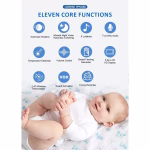 Baby monitor digital, AMYMAT Camera Audio-Video Wireless Pentru Supraveghere Bebe, Ecran HD 5" Inch LCD, VOX, Mod Nocturn, BiDirectional, Monitorizare Temperatura, Cantece de Leagan 501 - imagine 4