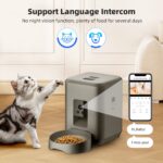 Dozator Automat pentru Pisici și Câini AMYMAT Smart 2L, Alimentare Duală, Ecran LCD, Portabil - imagine 2