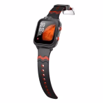 Ceas smartwatch GPS copii cu localizare si telefon, D35 AMYMAT Display touchscreen 1.69 inch, 4G LTE, Slot cartela SIM, Camera HD dubla, Wi-Fi, Rezistent la apa IP67, Apel video, Bluetooth, Buton SOS, Monitorizare spion, Baterie 1000 mAh, Culoare Negru - imagine 2