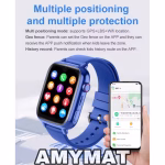 Ceas Smartwatch Wonlex AMYMAT KT34 cu GPS, Facebook TikTok, Youtube, Ritm-cardiac, WhatsApp Ecran Tactil de 1.91 inch, Meniu in limba Romana Deblocare Faciala Apel Video si Functii Avansate pentru Copii WIFI, bluetooth, apa IP67, Android, IOS, SOS - imagine 7