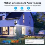 Camera de Supraveghere Exterior WiFi 6MP Dual Lens PTZ, Zoom Inteligent, Detectare Umana AI, Urmarire Automata, Vedere Nocturna Color, Audio Bidirectional, WiFi 2.4GHz + 5GHz, Slot Card MicroSD 256GB, IP66, Control prin Aplicatie - imagine 7
