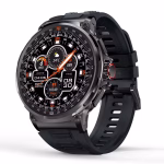 Ceas Inteligent Barbati V69 AMYMAT- Ecran HD de 1.85”, Apeluri Bluetooth, 400+ Fete de Ceas, Baterie de 710mAh, Rezistent la Apa IP68